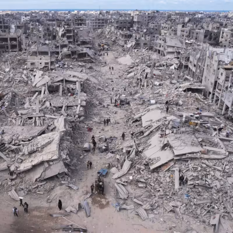 macerie a Gaza